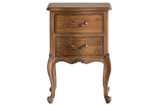 CHIC BEDSIDE TABLE WEATHERED 520X430X750MM - RRP £549