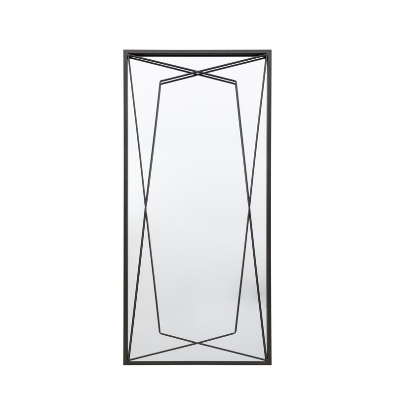 WAINSCOTT LEANER MIRROR BLACK 1600X25X750MM - (959899) - RRP £329.95