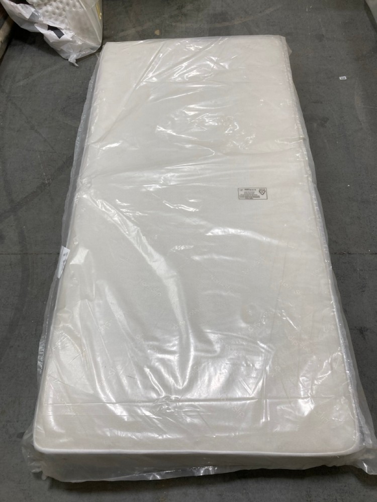 APPROX. 90 X 190CM MATTRESS IN WHITE