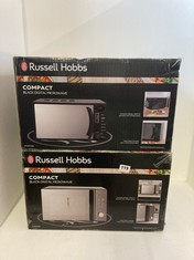 RUSSELL HOBBS COMPACT BLACK DIGITAL MICROWAVE RHM1714B TO INCLUDE RUSSELL HOBBS COMPACT BLACK DIGITAL MICROWAVE RHM2076B