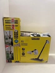 KARCHER EXTENSION SET WINDOW VAC ACCESSORIES TO INCLUDE KARCHER SC1 EASYFIX STEAM CLEANER