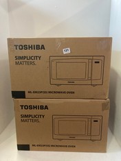 2 X TOSHIBA 800W MICROWAVE OVEN ML-EM23P(SS)