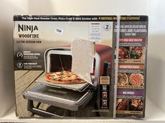 NINJA WOODFIRE ELECTRIC OUTDOOR OVEN - RED - RRP Â£350