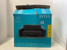 INTEX PULL OUT INFLATABLE SOFA IN GREY