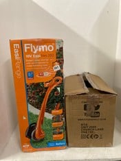 FLYMO 18V EASITRIM 250 BATTERY GRASS TRIMMER TO INCLUDE TERRATEK CORDED LEAF BLOWER AND GARDEN VACUUM MODEL: TGV3000