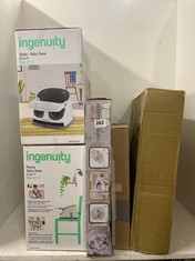 5 X ASSORTED BABY ITEMS TO INCLUDE INGENUITY SLATE-BABY BASE 2-IN-1