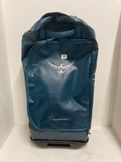 OSPREY TRANSPORTER WHEELED DUFFEL 90 IN COLOUR VENTURI BLUE - RRP £260.00