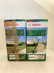 2 X BOSCH EASYGRASSCUT 26 CORDED GRASS TRIMMER