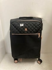 IT LUGGAGE DIVINITY 45L SUITCASE - BLACK AND ROSE GOLD