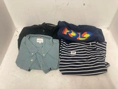 4 X ASSORTED ADULTS CLOTHING TO INCLUDE POLO RALPH LAUREN SLIM FIT MEN'S TSHIRT IN NAVY SIZE L