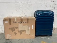 SAMSONITE 4 WHEEL LITE SPINNER IN COLOUR PETROL BLUE- RRP £419.00