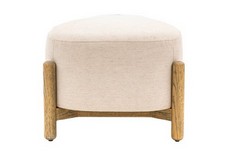 TINDON FOOTSTOOL NATURAL 450X380X360MM - RRP £199.95