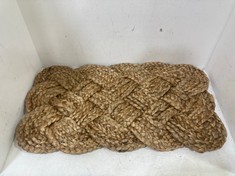 PLAITED JUTE DOORMAT 450X750MM - SKU: 764059 RRP £34.95