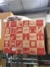 BOX OF ASSORTED ITEMS TO INCLUDE MAXIMUS COSY THROW RUST 1500X2000MM (503507) - RRP £39.95