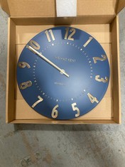 8 X ASSORTED CLOCKS TO INCLUDE 12" ARABIC WALL CLOCK LIMESTONE (395896)