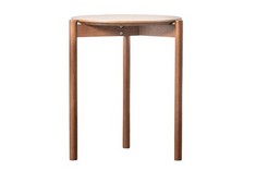 3 X BURLEY SIDE TABLE WALNUT 400X400X500MM - SKU; 686153 RRP £124.95