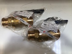 PEGLER VALVE DZR PRESS-FIT BALL VALVE 42MM BRASS 245225