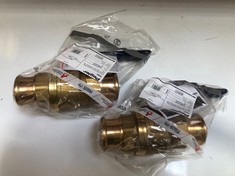 PEGLER VALVE DZR PRESS-FIT BALL VALVE 42MM BRASS 245225