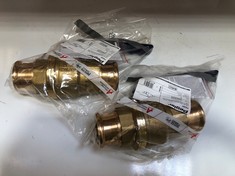 PEGLER VALVE DZR PRESS-FIT BALL VALVE 42MM BRASS 245225