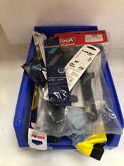 BOX OF ASSORTED ITEMS TO INCLUDE LENOX GOLD POWER ARC CURED RECIPROCATING SAW BLADE 5 PACK 21067614GR