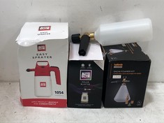 4 X ASSORTED ITEMS TO INCLUDE AUTOGLYM POLAR BLASTER SNOW FOAMER