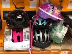 6 X ASSORTED HELMETS TO INCLUDE LEISURE HELMET