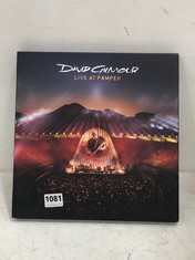 DAVID GILMORE LIVE AT POMPEII VINYL