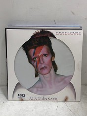 5 X ASSORTED VINYLS TO INCLUDE DAVID BOWIE ALADDIN SANE VINYL