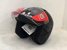 LS2 HELMETS AIRFLOW II SOLID MOTORCYCLE HELMET MATT BLACK - SIZE M