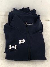 UNDER ARMOUR NAVY ZIP-UP JACKET - SIZE M