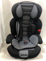 KIDOOLA CHILDRENS CAR SEAT GREY & BLACK