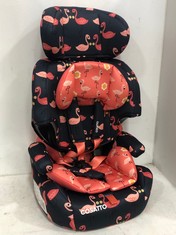 COSATTO ZOOMI GROUP 1/2/3 ANTI-ESCAPE CAR SEAT PRETTY FLAMINGO CT5375