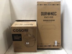 COSORI 5.7L PRESSURE COOKER CMC-CO601 TO INCLUDE DURONIC TEPPANYAKI ELECTRIC BBQ GRILL 52 X 27CM GP20