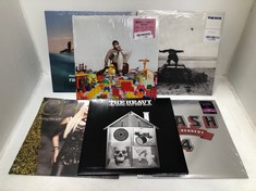 5 X ASSORTED VINYLS TO INCLUDE DUA LIPA RADICAL OPTIMISM CURACAO BLUE VINYL