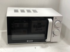 HADEN 20L 800W MICROWAVE OVEN WHITE TO INCLUDE RUSSELL HOBBS COMBINATION 25L DIGITAL MICROWAVE RHMAF2506B