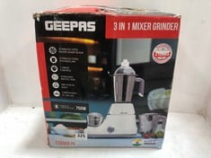 GEEPAS 750W 3-IN-1 MIXER GRINDER GSB5081N