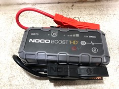 NOCO GB70 BOOST HD 2000A 12V ULTRASAFE PORTABLE LITHIUM JUMP STARTER - RRP £225