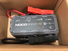 NOCO GB70 BOOST HD 2000A 12V ULTRASAFE PORTABLE LITHIUM JUMP STARTER - RRP £225