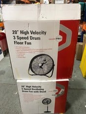 MASTERPRO 3 SPEED 20" HIGH VELOCITY DRUM FLOOR FAN 538778630