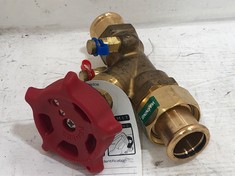 2 X PEGLER PROFLOW FIXED ORIFICE COMMISSIONING VALVE 126235