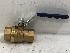 QTY OF ASSORTED ITEMS TO INCLUDE PEGLER BALL VALVE FF G1 ½" WITH BLUE HANDLE DN40 245154