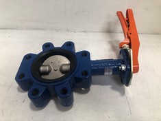 JET RANGE 624 EPDM LEVER OPERATED LUGGED BUTTERFLY VALVE 80MM K86309