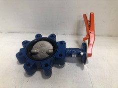 JET RANGE 624 EPDM LEVER OPERATED LUGGED BUTTERFLY VALVE 100MM K86310