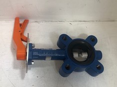 JET RANGE 614 NITRILE LEVER OPERATED LUGGED BUTTERFLY VALVE 50MM K86088