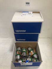 2 X UPONOR PRESS TEE REDUCER 32 X 20 X 32MM 20 PACK 1015060