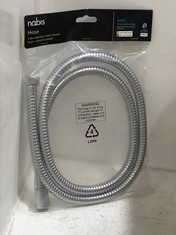 10 X NABIS 1.5M STAINLESS STEEL SHOWER HOSE CHROME PLATED A05052