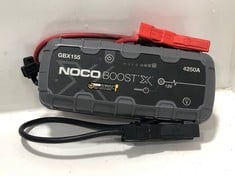 NOCO GBX155 BOOST X 4250A 12V ULTRASAFE PORTABLE LITHIUM JUMP STARTER - RRP £405