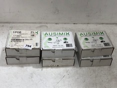 6 X RELIANCE VALVES AUSIMIX COMPACT 2-IN-1 THERMOSTATIC MIXING VALVE 15MM HEAT110750 - RRP £104