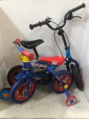 SPIDEY & HIS AMAZING FRIENDS 2-IN-1 BALANCE BIKE 10" WHEEL TO INCLUDE MONSTER TRUCK KIDS BIKE 12" WHEEL