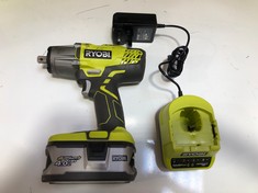 RYOBI 18V ONE+ CORDLESS IMPACT WRENCH STARTER KIT R18IW3-140SF - RRP £170